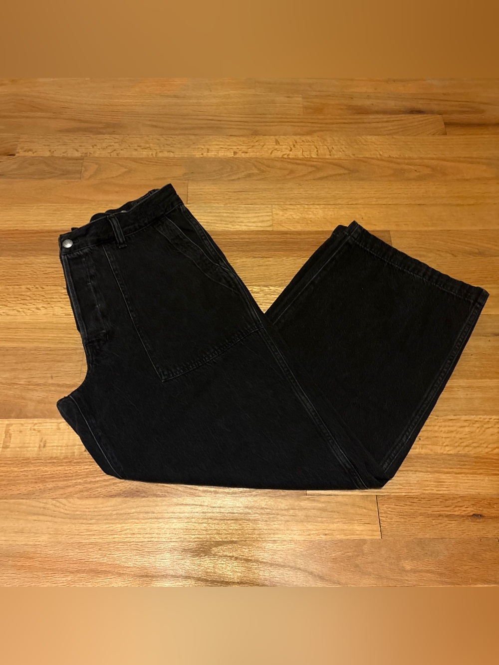 Women’s Black Low Slung Baggy Jeans - Madewell